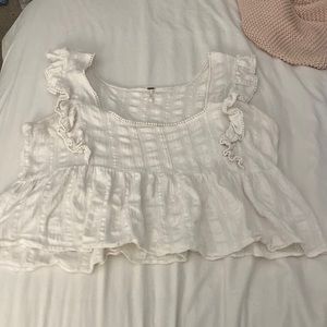 white free people tank